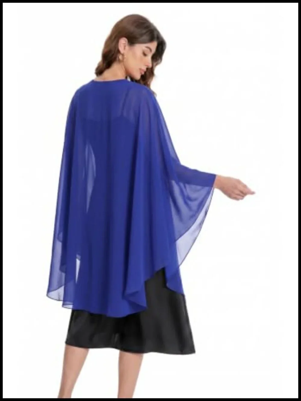 Chiffon Shawl Wrap Evening Dress Wedding Party Cover Up for Women Soft